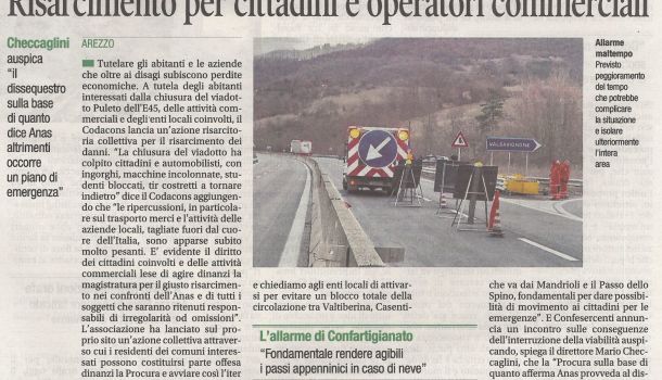 Corriere di Arezzo 19 gennaio 2019