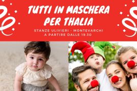 Montevarchi: Tutti in maschera per Thalia per aiutarla a camminare