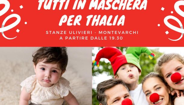 Montevarchi: Tutti in maschera per Thalia per aiutarla a camminare