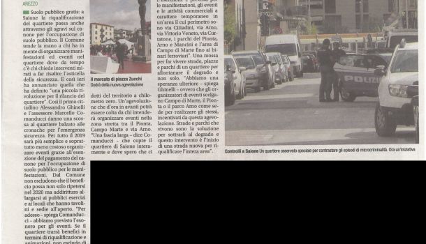 Corriere di Arezzo 2 aprile 2019