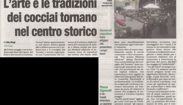 Corriere di Arezzo 30 aprile 2019