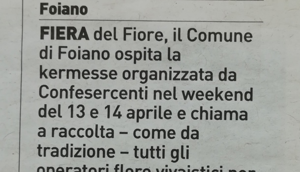 La Nazione di Arezzo 6 aprile 2019