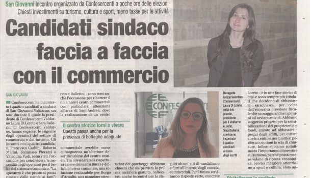 Corriere di Arezzo 24 maggio 2019