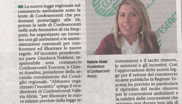 Corriere di Arezzo 5 maggio 2019