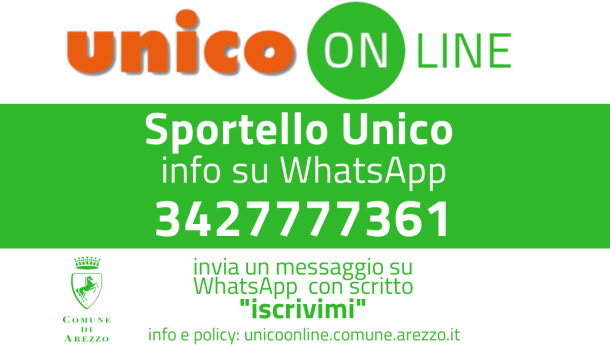 Unico Online: iscrizioni su WhatsApp al numero 3427777361