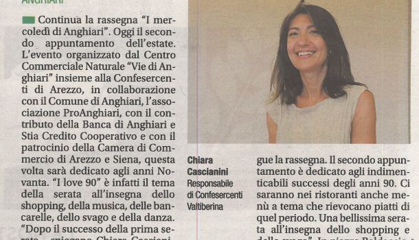 Corriere di Arezzo 10 luglio 2019