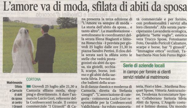 Corriere di Arezzo 23 luglio