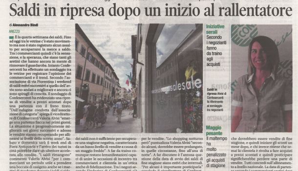 Corriere di Arezzo 30 luglio 2019