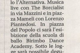 Corriere di Arezzo 31 luglio 2019