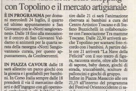 La Nazione di Arezzo 23 luglio 2019