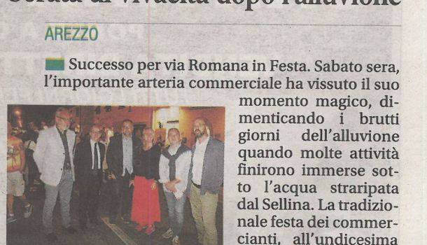 Corriere di Arezzo 10 settembre 2019