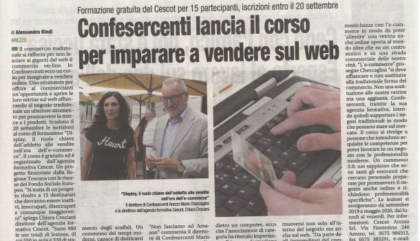 Corriere di Arezzo 3 settembre 2019