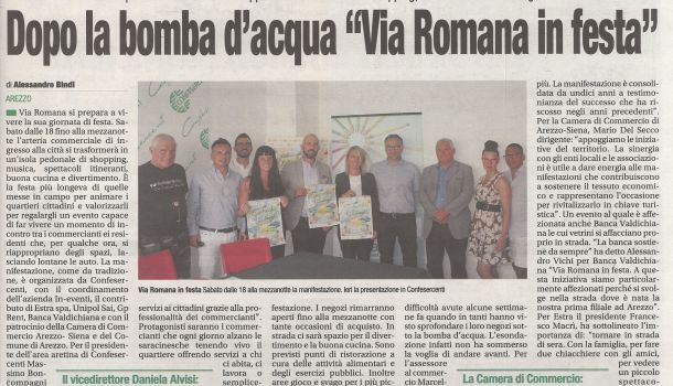 Corriere di Arezzo 4 settembre 2019