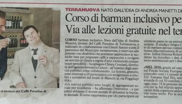 La Nazione di Arezzo 20 settembre 2019