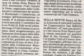 La Nazione di Arezzo 7 settembre 2019
