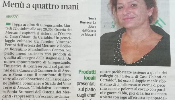 Corriere di Arezzo 15 ottobre 2019