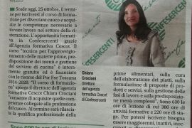Corriere di Arezzo 25 ottobre 2019