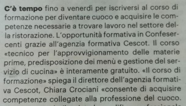 La Nazione di Arezzo 22 ottobre 2019