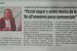 Corriere di Arezzo 14 novembre 2019