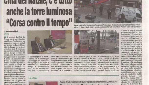 Corriere di Arezzo 15 novembre 2019