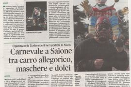 Corriere di Arezzo 20 febbraio 2020