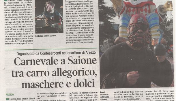 Corriere di Arezzo 20 febbraio 2020