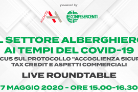 Webinar Assohotel Confesercenti: giovedì 7 maggio, alle ore 15