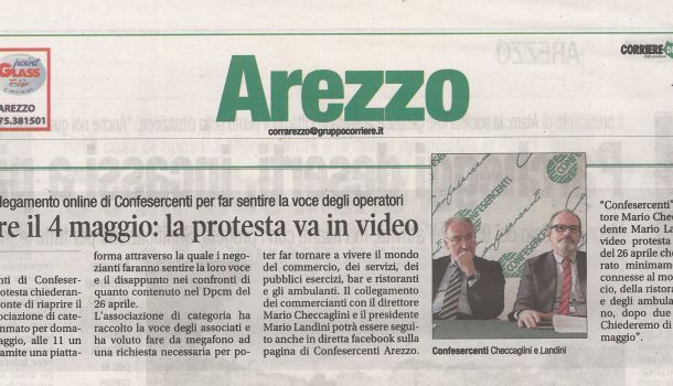 Corriere di Arezzo Venerdì 1 maggio 2020