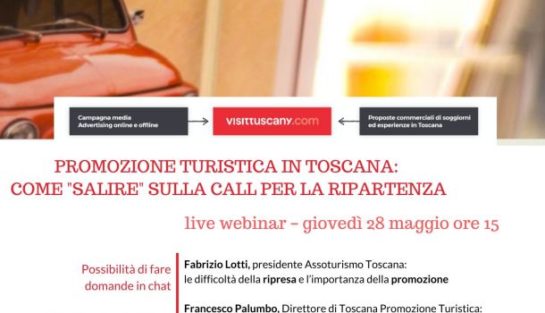 TURISMO Promozione di ripartenza: giovedì 28 webinar per operatori  