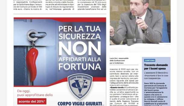 La Nazione di Arezzo 7 giugno 2020