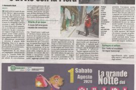 Corriere di Arezzo 30 luglio 2020