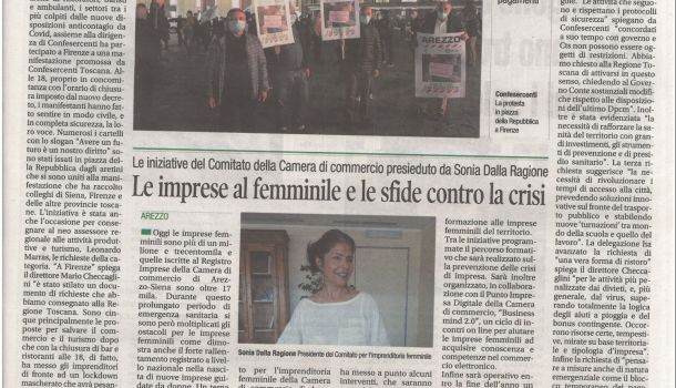 Corriere di Arezzo 28 ottobre 2020