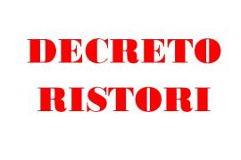 DECRETO RISTORI: VIA LIBERA DEL CONSIGLIO DEI MINISTRI