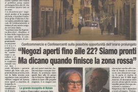 Corriere di Arezzo 25 novembre 2020
