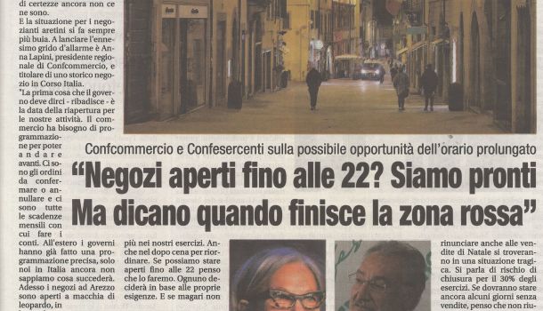 Corriere di Arezzo 25 novembre 2020