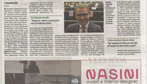 Corriere di Arezzo 5 novembre 2020