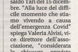 Corriere di Arezzo 25 novembre 2020