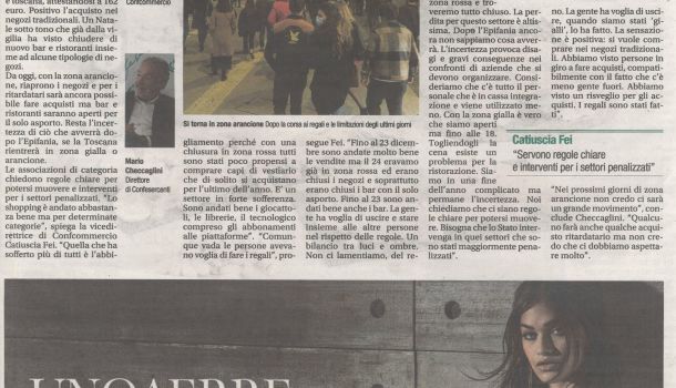 Corriere di Arezzo – 28 dicembre 2020
