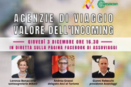 AGENZIE DI VIAGGIO, VALORE DELL’INCOMING ITALIANO 