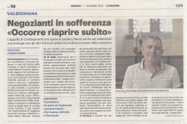 Corriere di Arezzo 1 dicembre 2020