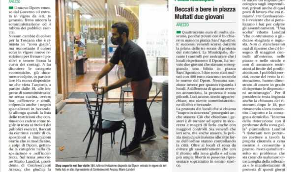 Corriere di Arezzo, 17 gennaio 2021