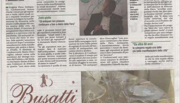 Corriere di Arezzo 2 febbraio 2021