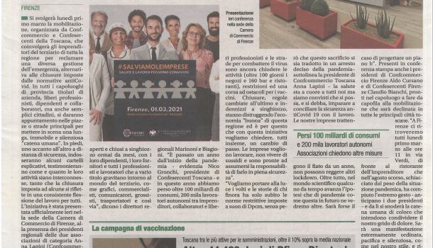 Corriere di Arezzo 24 febbraio 2021