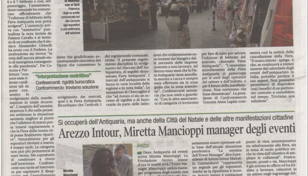 Corriere di Arezzo 30 gennaio 2021