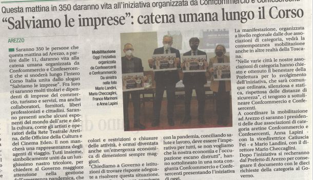 Corriere di Arezzo 1 marzo 2021