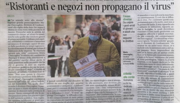 Corriere di Arezzo 14 marzo 2021