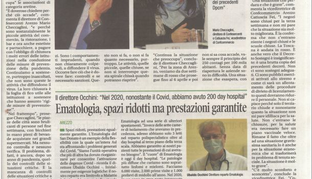 Corriere di Arezzo 28 marzo 2021