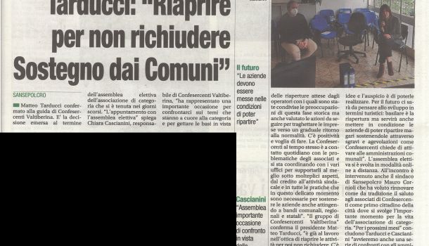 Corriere di Arezzo 19 aprile 2021