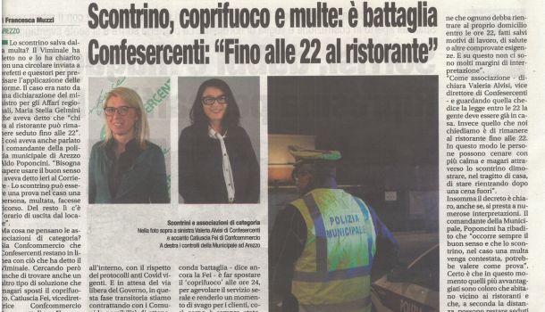 Corriere di Arezzo 27 aprile 2021