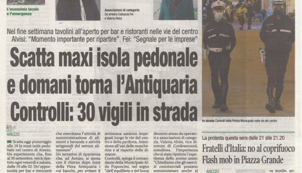 Corriere di Arezzo 30 aprile 2021